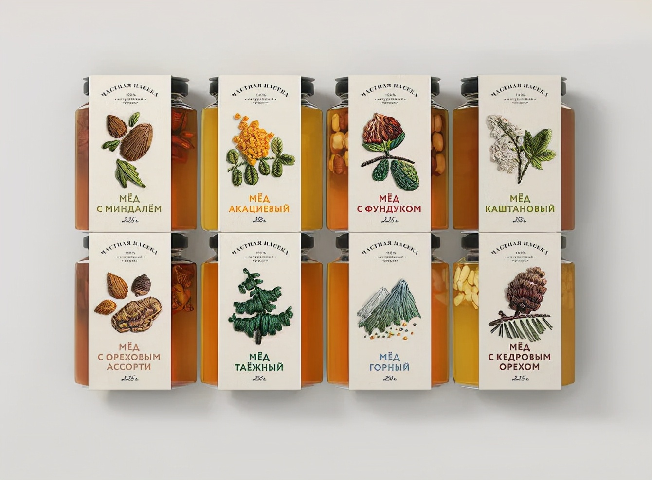 蜂蜜插画包装设计创意,高端蜂蜜产品包装设计