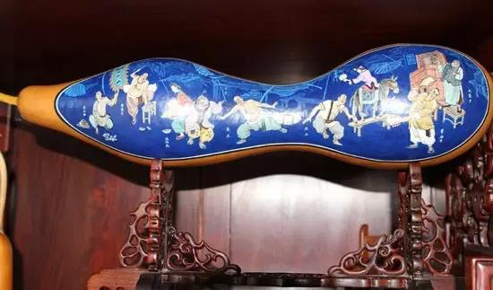 五福临门葫芦工笔,中国工笔画葫芦