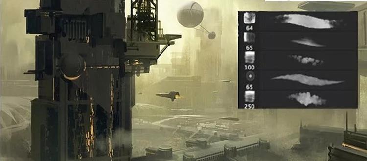 插画肌理笔刷怎么用,插画笔刷怎么设置paints