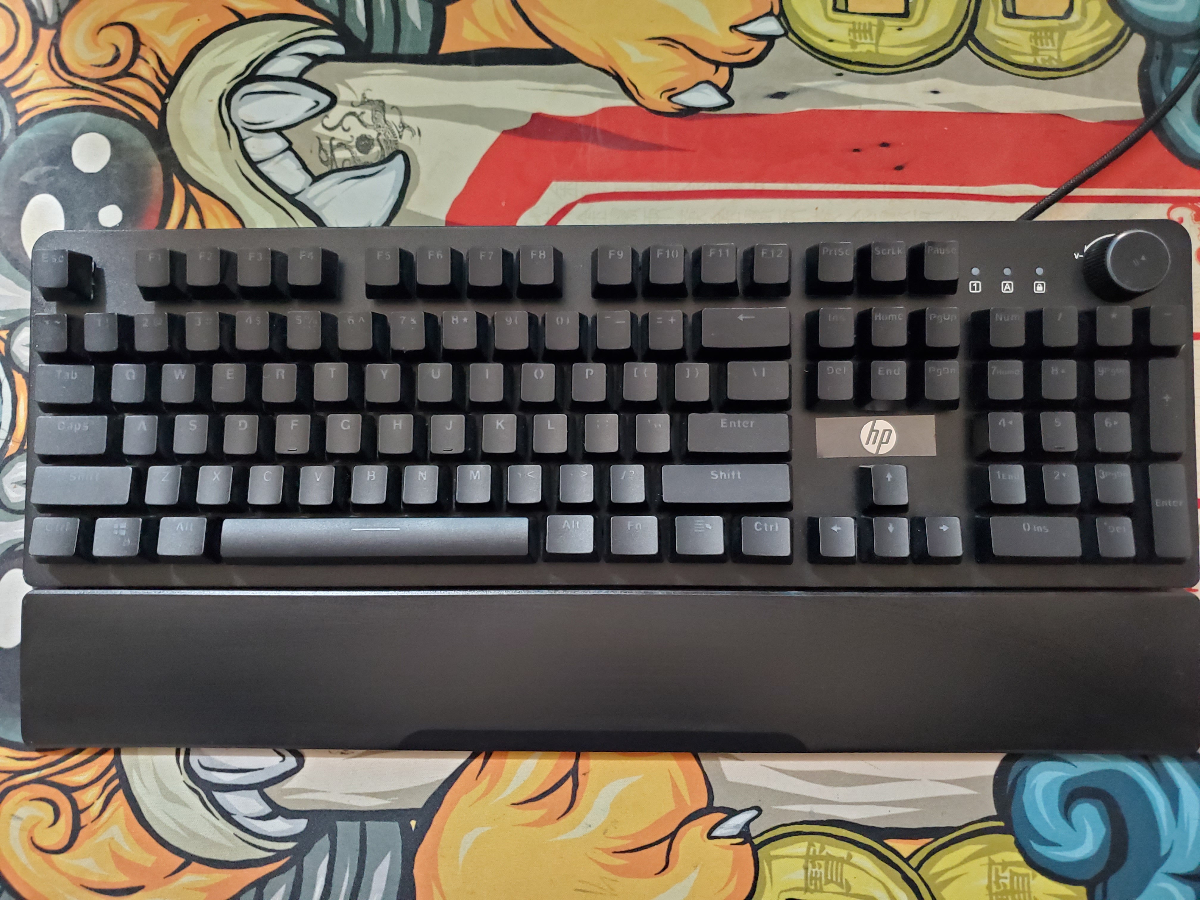 惠普机械键盘只亮方向键,惠普朋克机械键盘评测