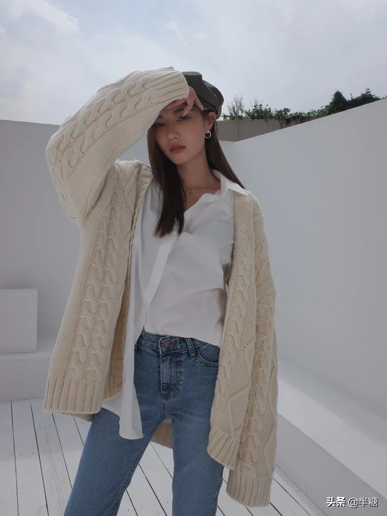 韩剧女主的穿搭连衣裙,韩剧女主穿条纹衬衫