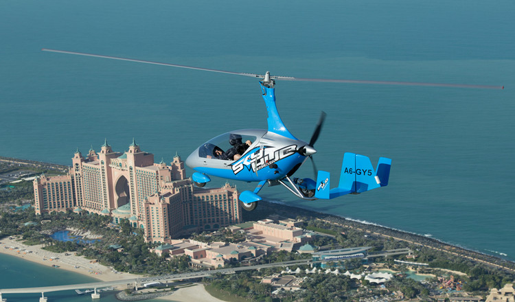 迪拜空中观光,水上飞机鸟瞰迪拜全景