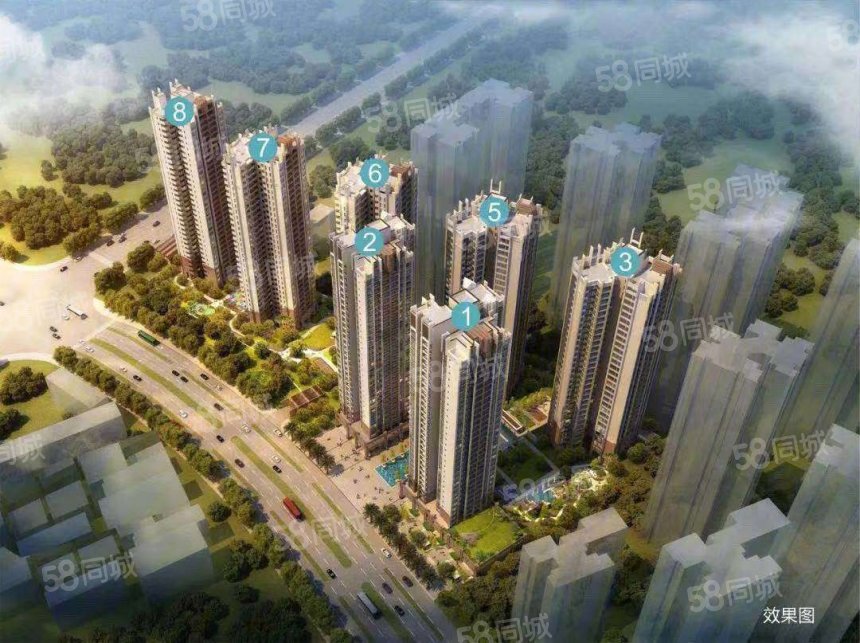 高州市三房两厅毛坯楼盘,高州市城东片区最新楼盘