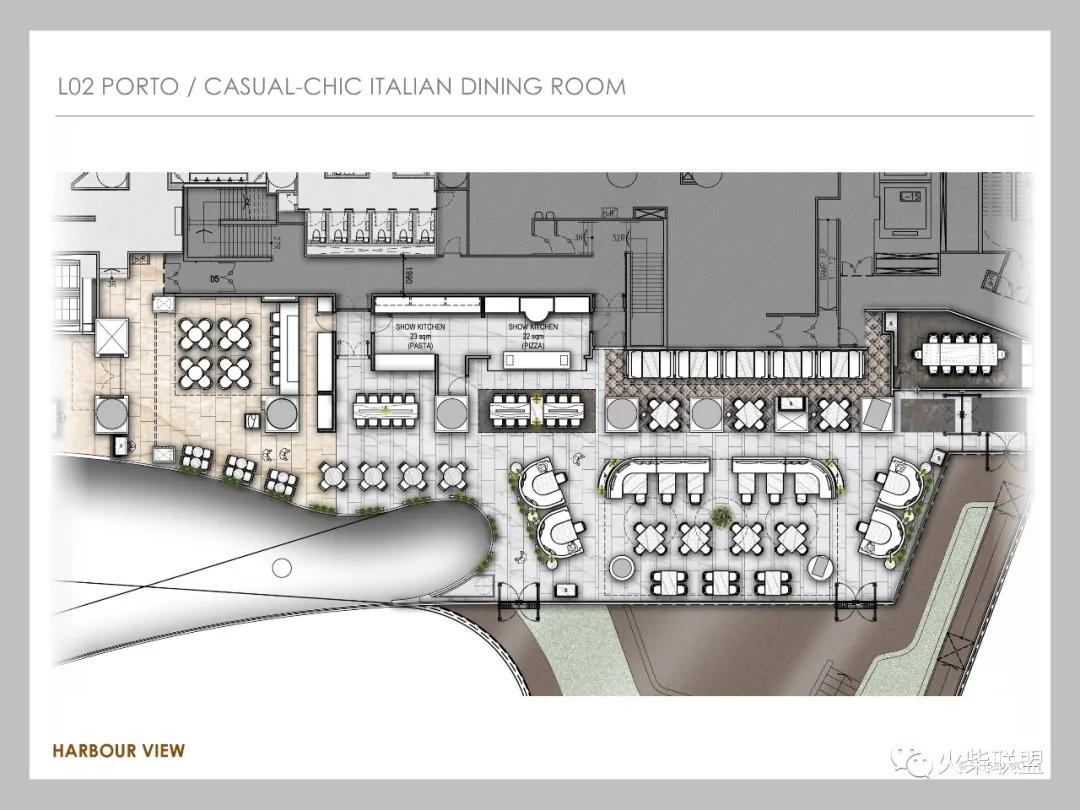 「香港嘉里酒店餐饮区+特色餐厅」〖火柴设计联盟〗第2449期