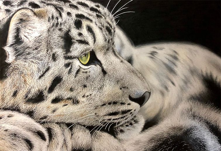 失明女孩铅笔画,手绘眼睛流泪铅笔画