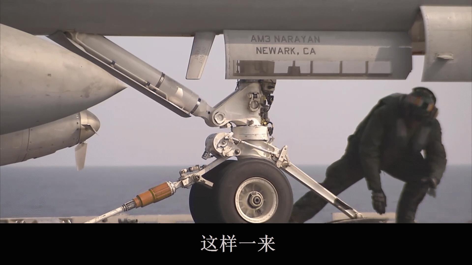 美国航母大黄蜂舰载机,f18大黄蜂战机从航母起飞全过程