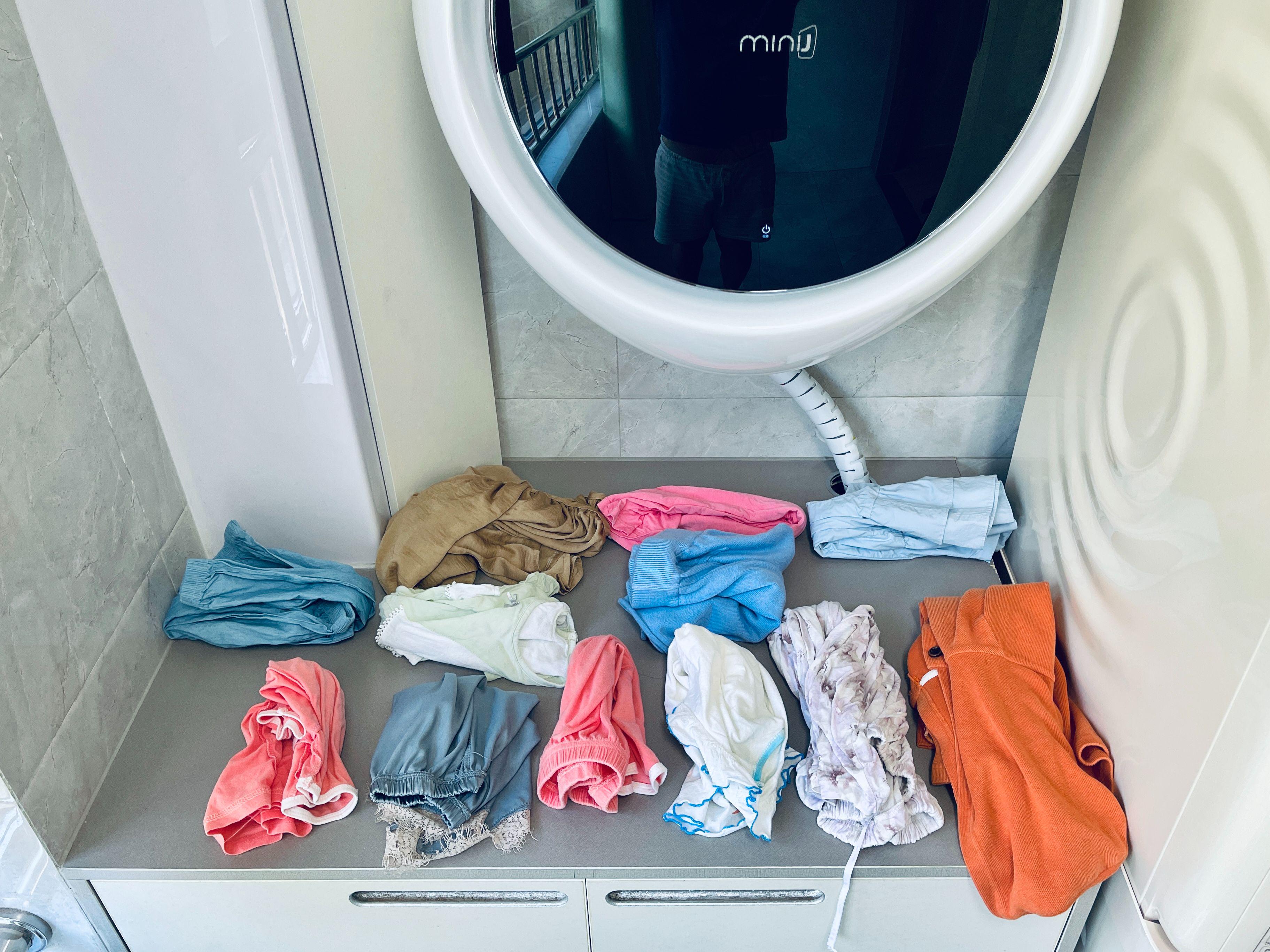 一字型洗衣房怎么布置好看,一平米洗衣房晾衣设计