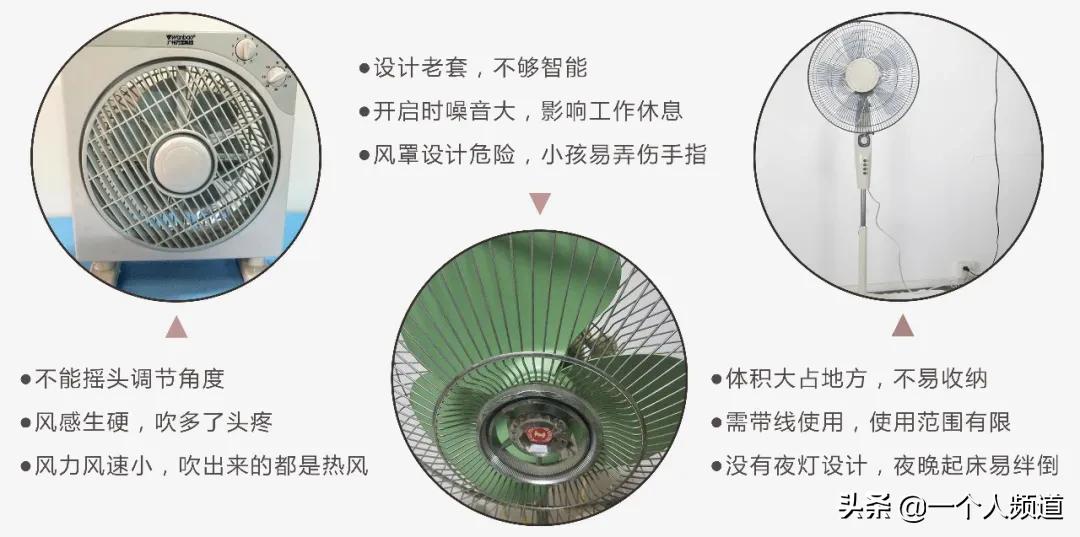 家用空气循环风立体扇,风扇家用卧室超静音空气循环扇