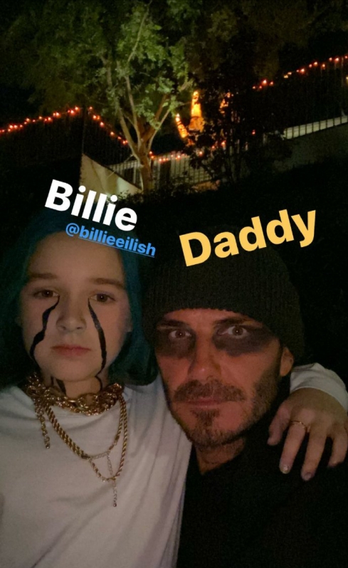 贝克汉姆一家宠小七,超级奶爸贝克汉姆和小七公主