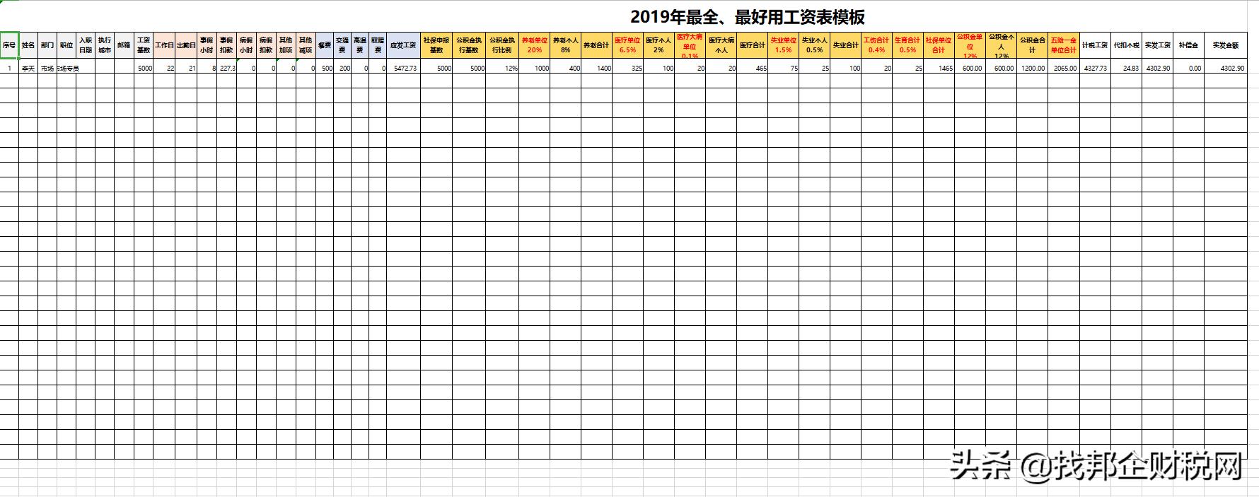 月底了~还在为工资表发愁吗?