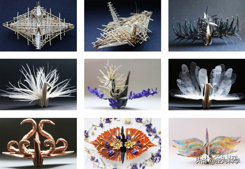 10种纸鹤折法,一天折50个千纸鹤