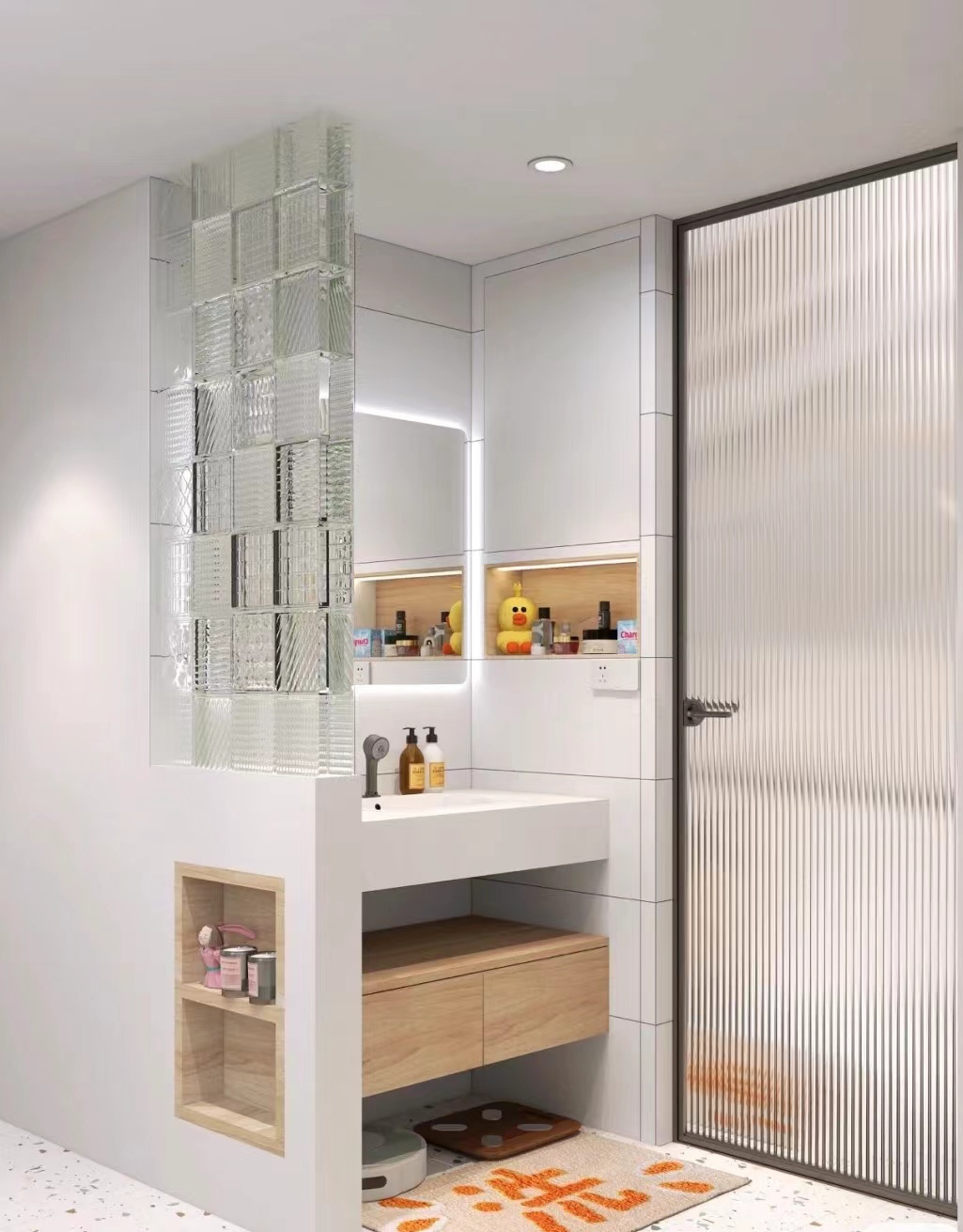 极窄超长卫生间最佳布局图,超小卫生间设计有哪些技巧