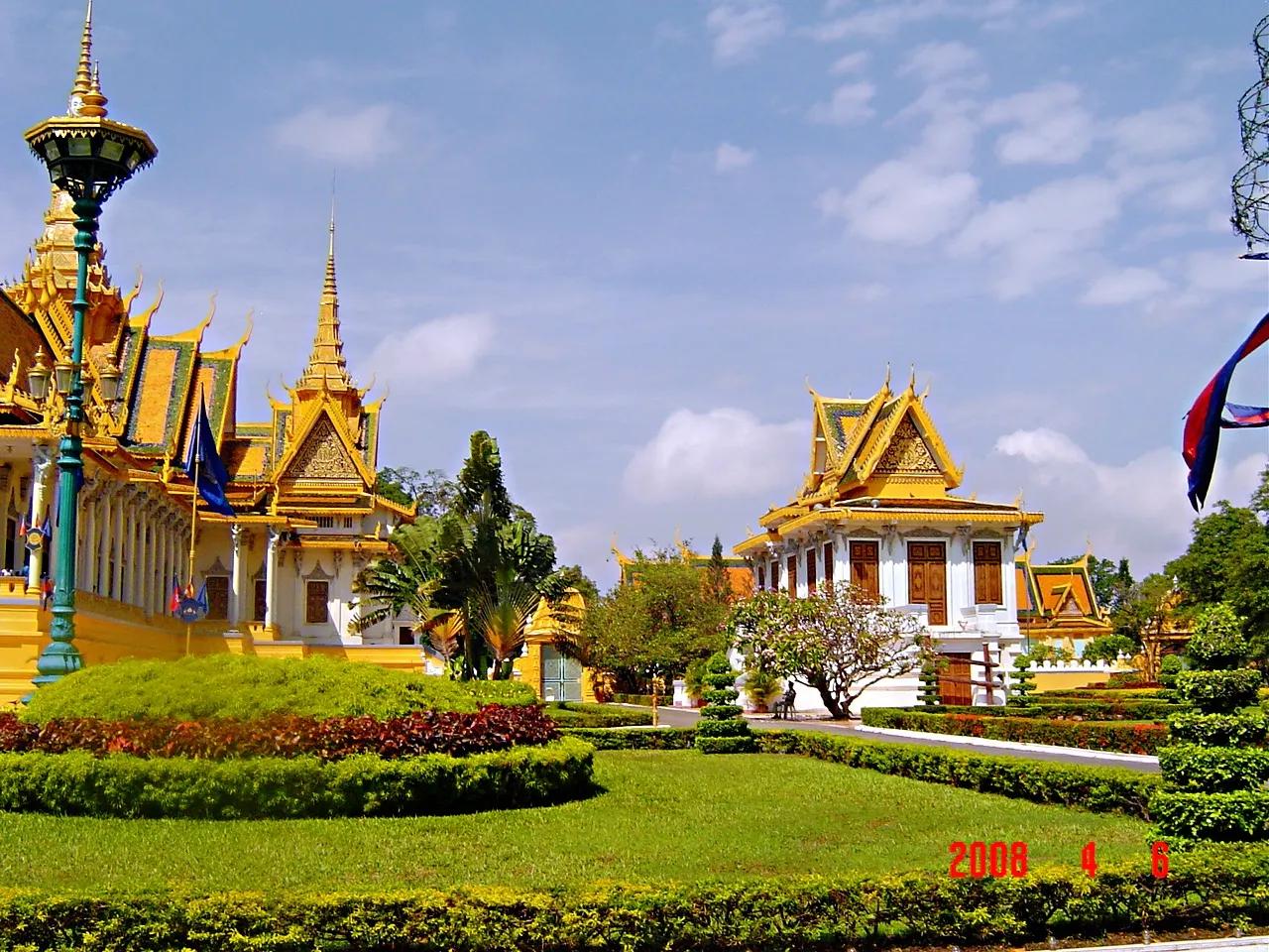 柬埔寨金边城中心,城市之美柬埔寨首都金边