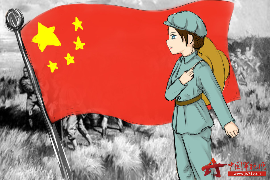 女兵的变化史漫画,漫画女兵军装照