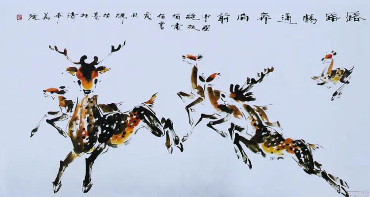 掌上乾坤指间生花世界级艺术家-贾同辉的“指墨”风釆