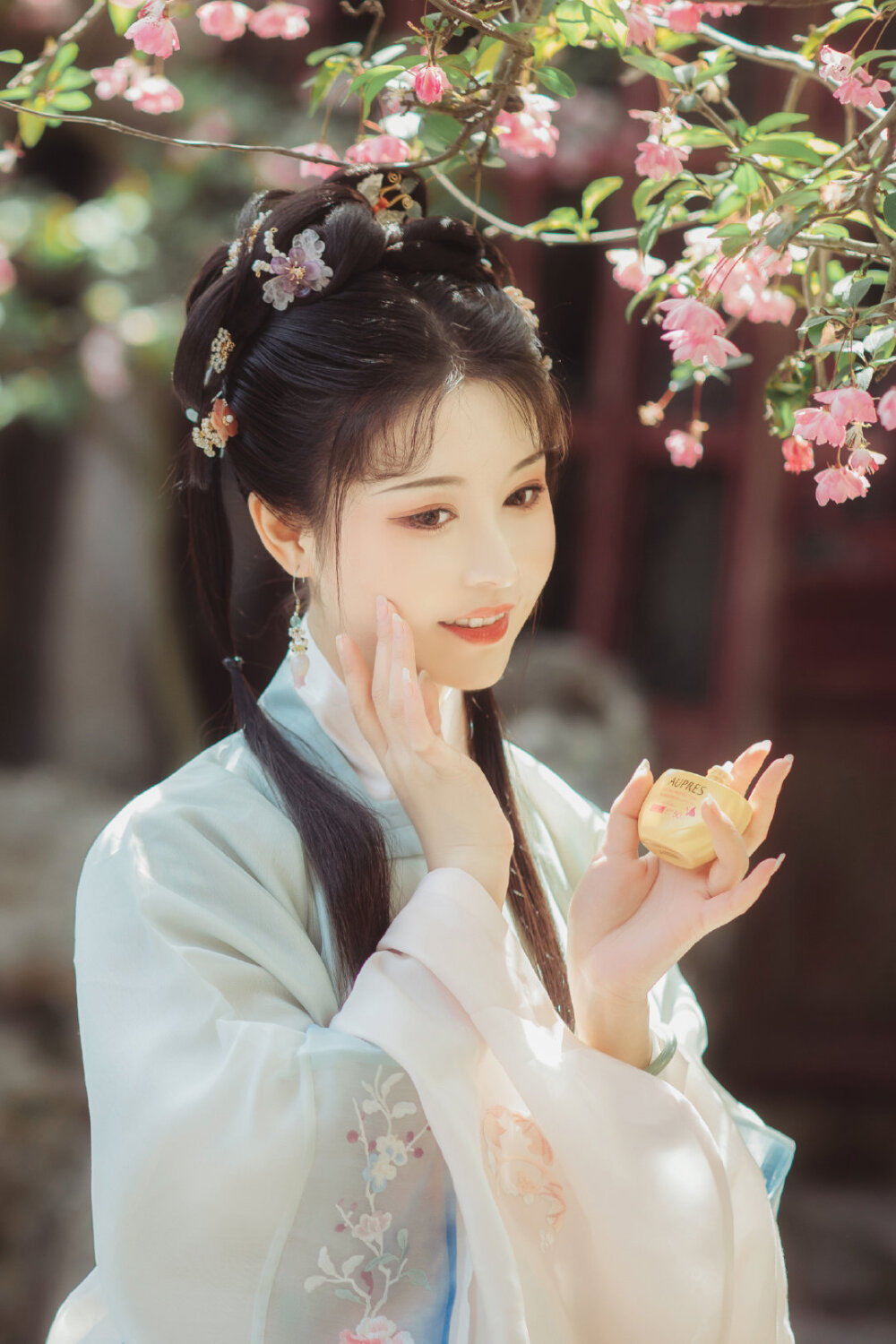 真正的汉服风女孩,汉服穿在身上满满的温婉古典风