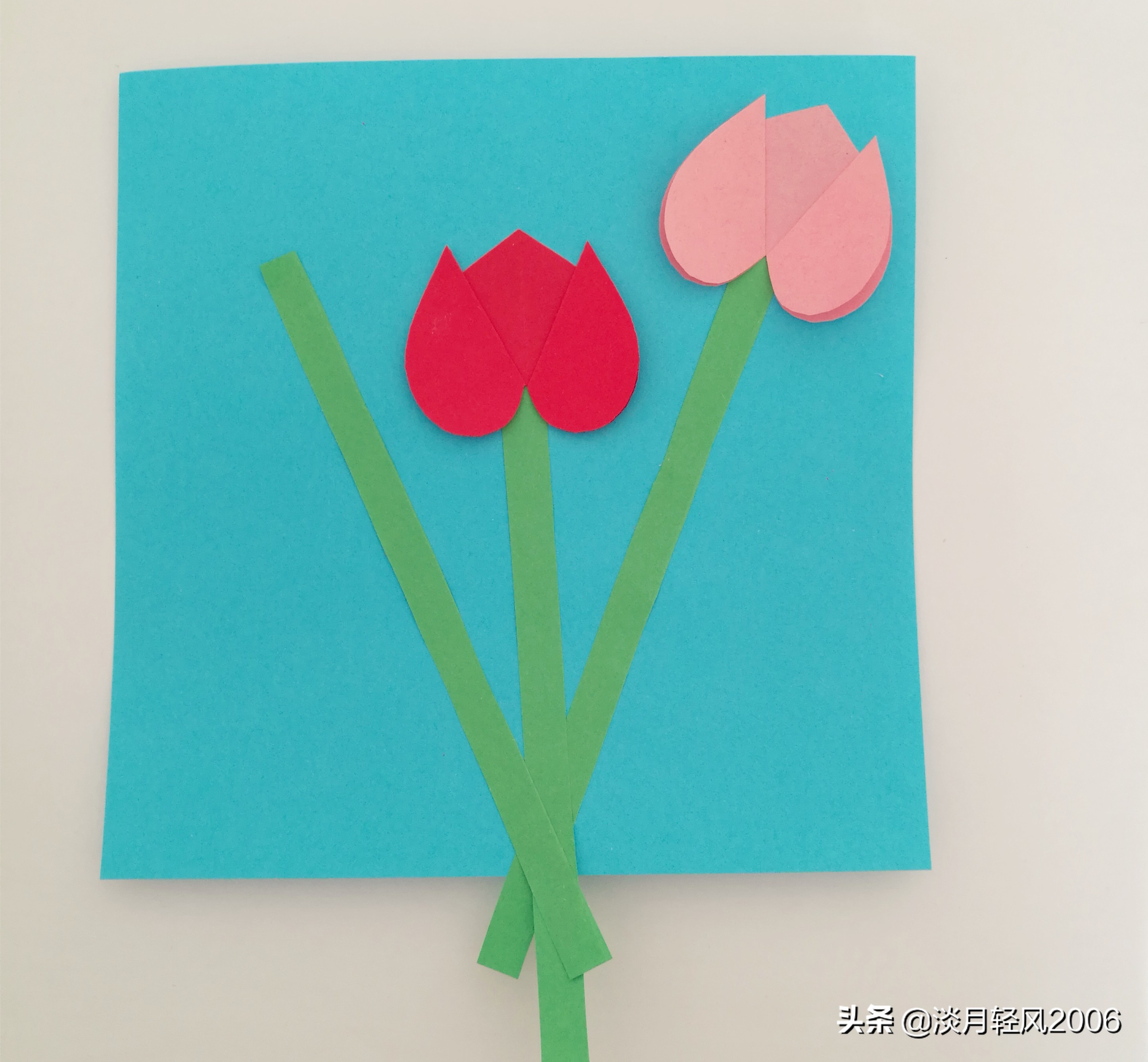 手工教程幼儿园最简单的手工贴画,最简单幼儿手工贴画