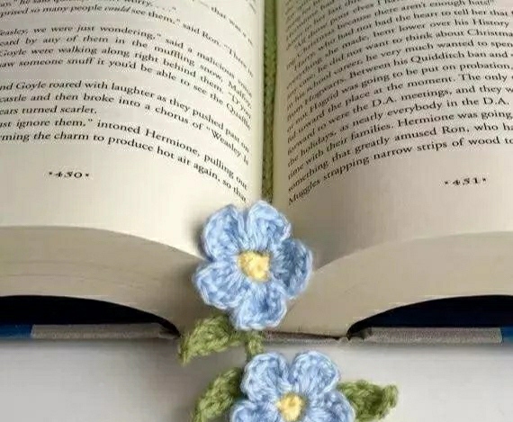 毛线书签不用钩,钩书签图解毛线书签