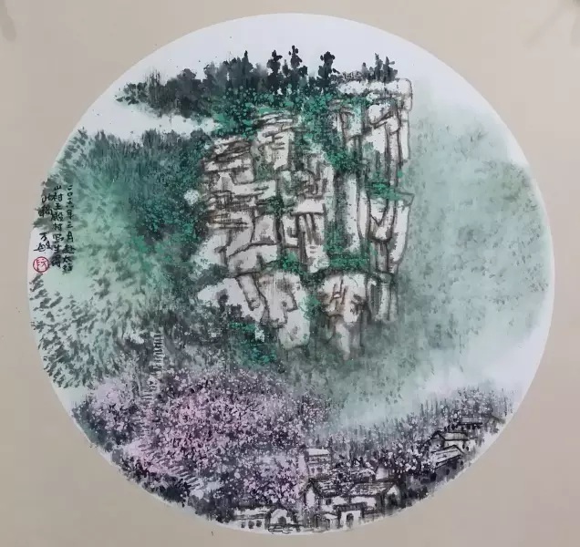 妙笔舞鹅池丹青绘山水