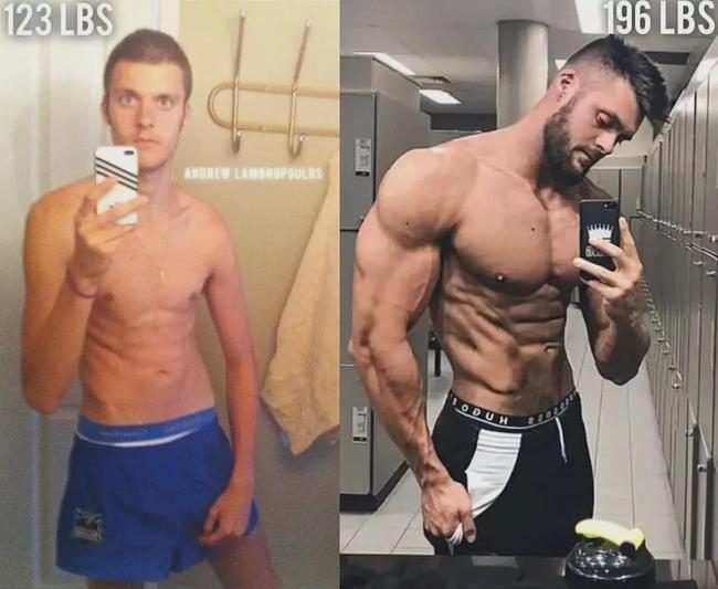 *辱侮**中国肌肉男的身材？网友：呸，你不配