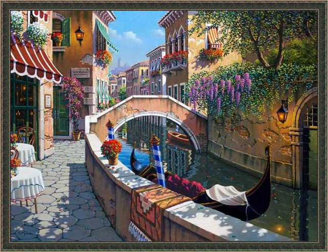 诗情画意风景画,意大利风景油画经典作品欣赏