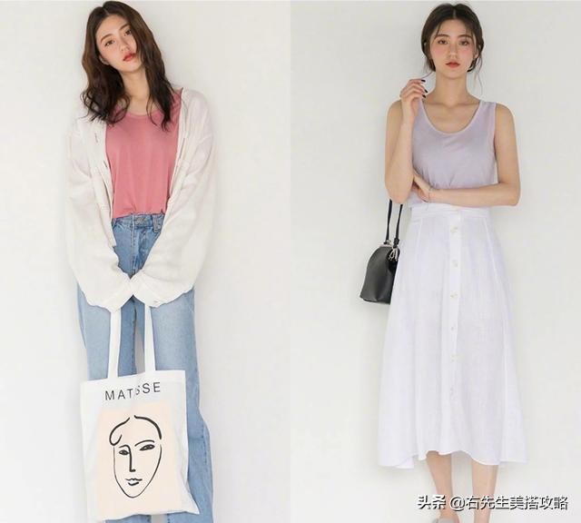 这些穿搭百搭又时髦,基础款这样穿气质