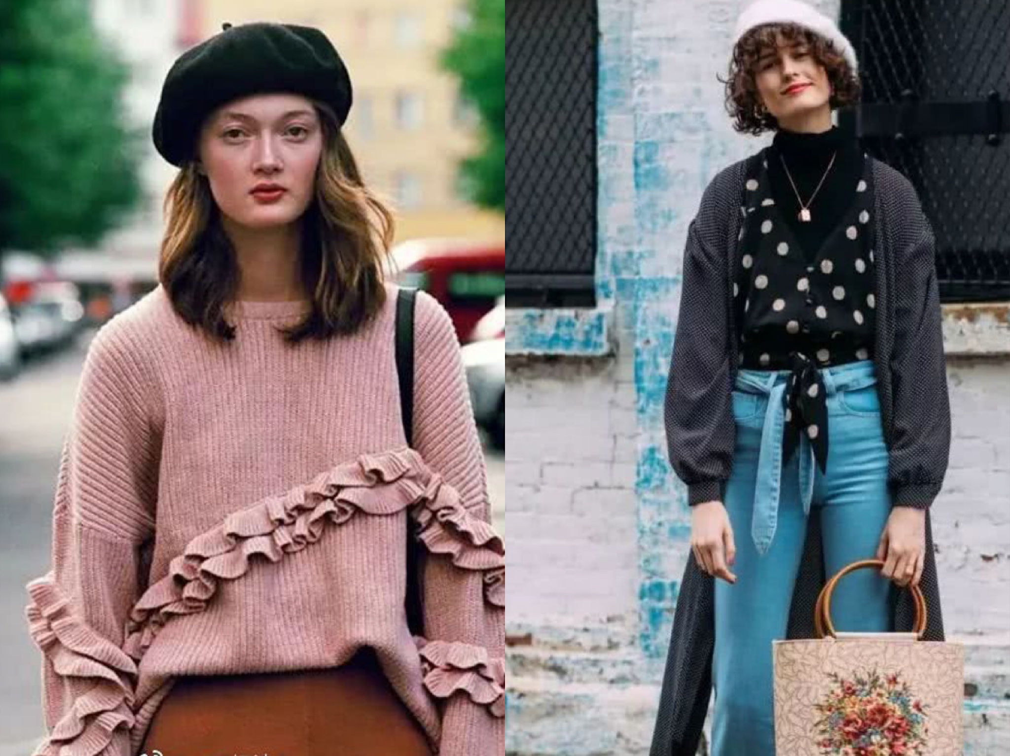 国字脸脸颊凹陷适合戴贝雷帽吗,哪种脸戴贝雷帽好看