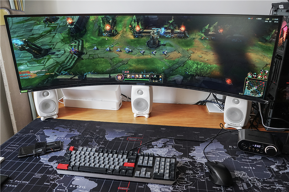 三星玄龙骑士49寸显示器测评144hz,49寸显示器曲率1500和1800