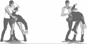 短刀进攻与防守技巧,短刀摆刺的防御与反击