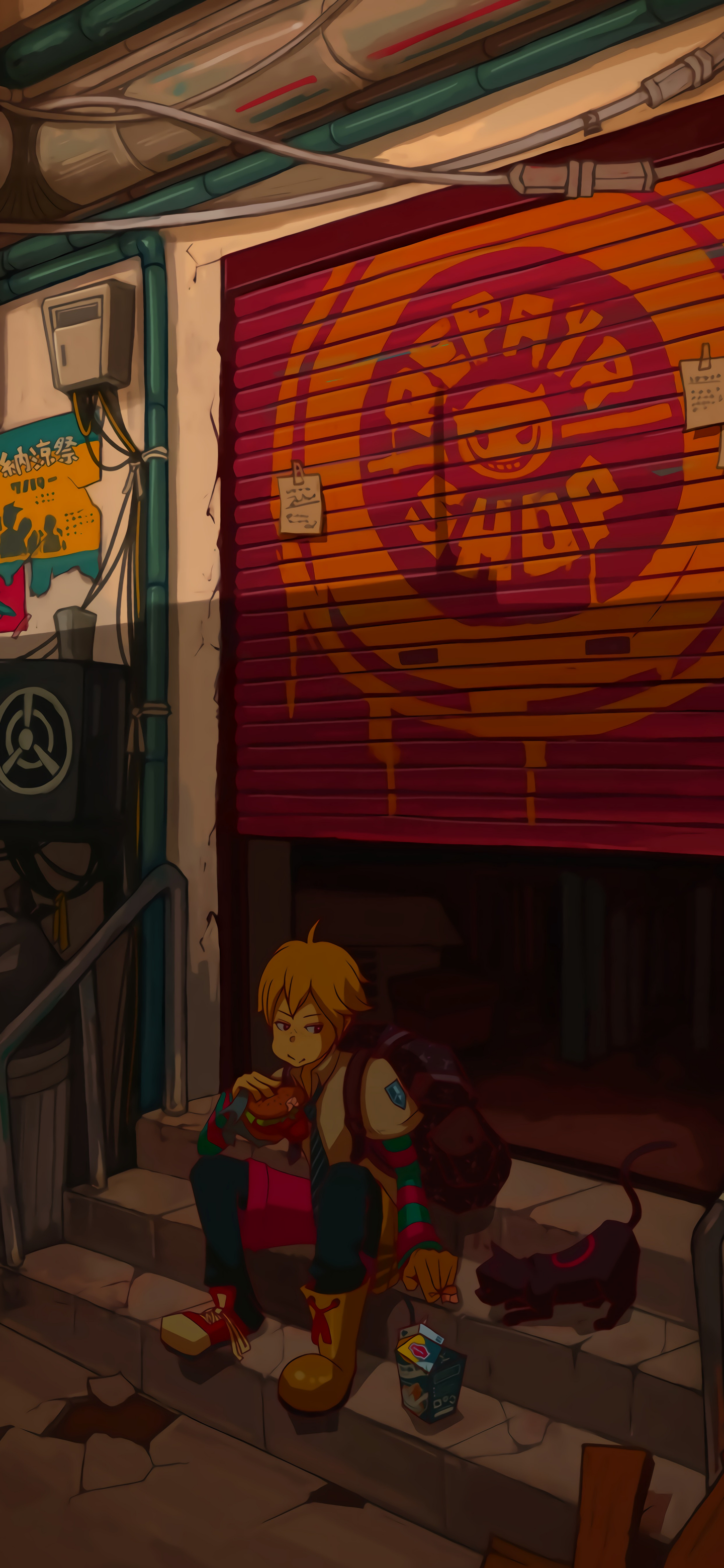 壁纸推荐丨很酷很赞的动漫场景，这个画风爱了