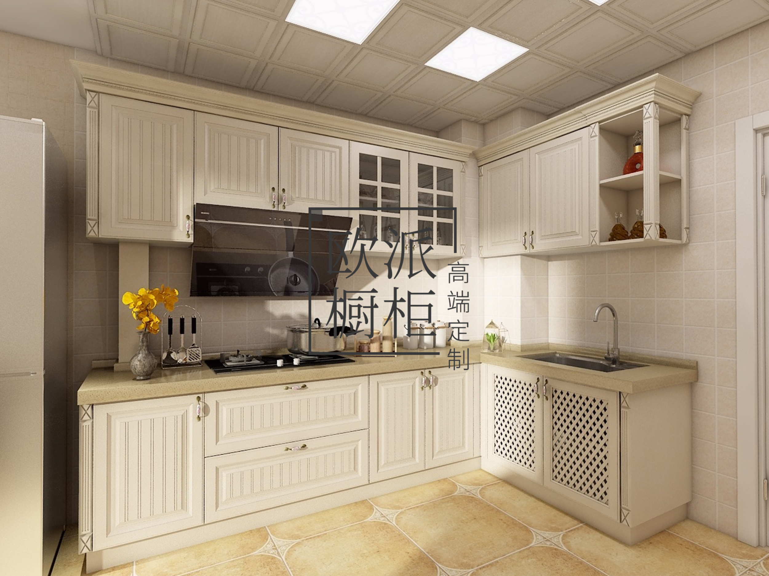 厨房燃气管外露手工遮挡,燃气管外露柜子