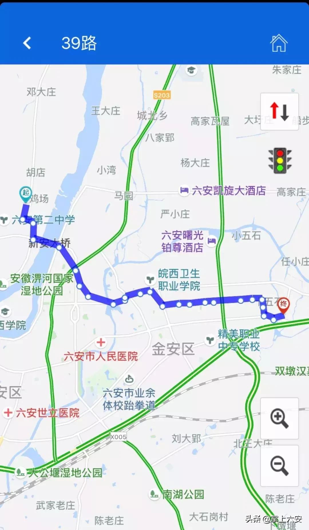 六安游1路公交线路的信息,六安公交线路一览表地图