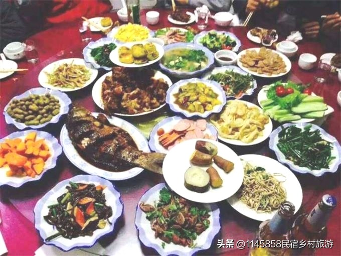 蓟县郭家沟景区艳阳农家院,蓟县郭家沟边上农家院