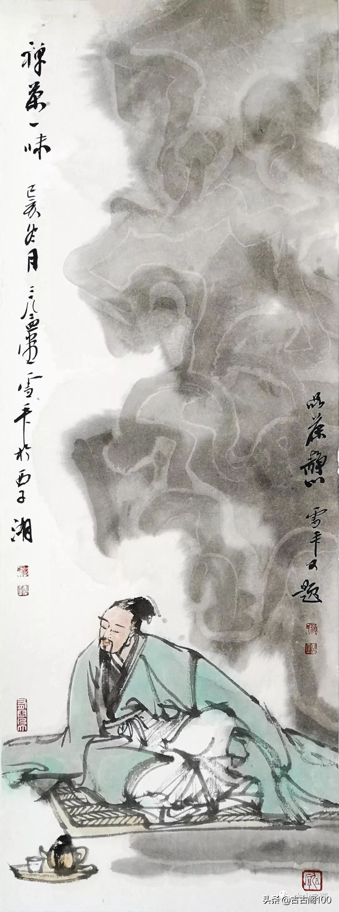 意笔人物高手蒋雪平