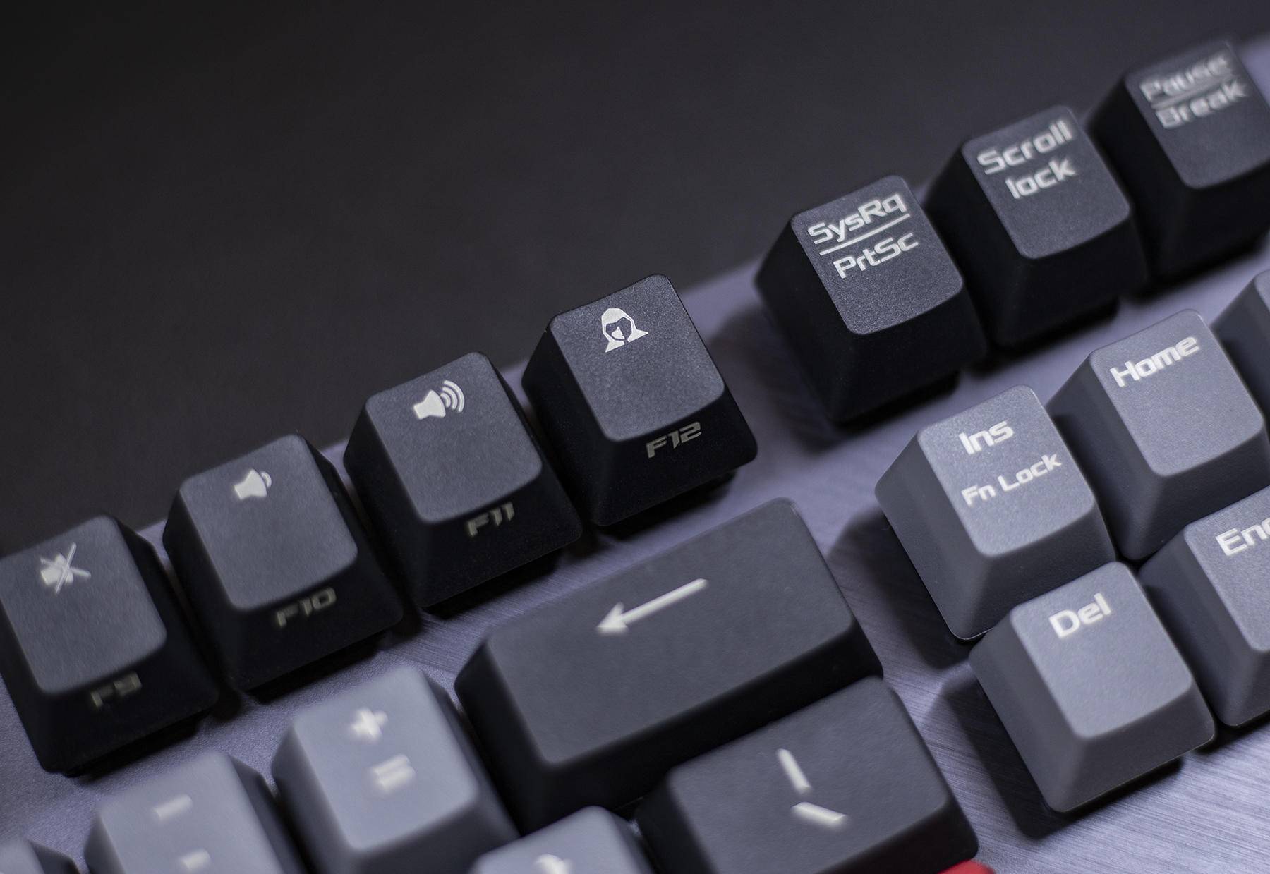 华硕rog游侠是什么材质的键帽,华硕键盘rog游侠讲解