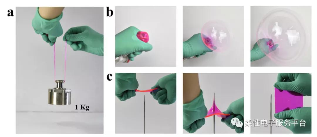 透明可拉伸光致变色水凝胶
