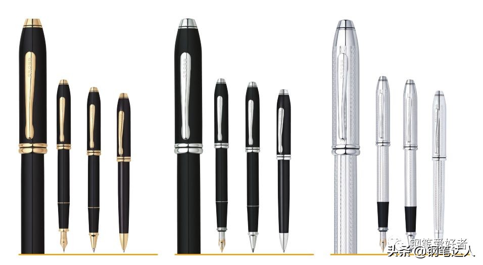 美国出名的钢笔品牌,美国高仕cross新世纪磨砂黑中性笔
