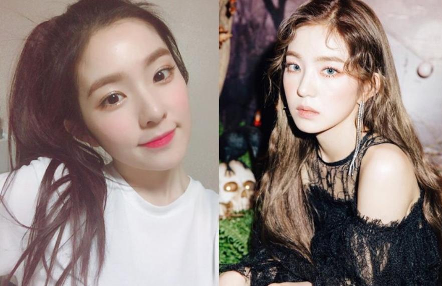 irene一字肩穿搭,露肩装怎么穿视频