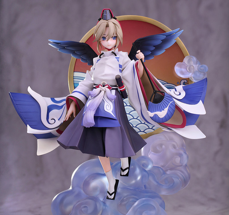 阴阳师大天狗q版手办,阴阳师少羽大天狗手办