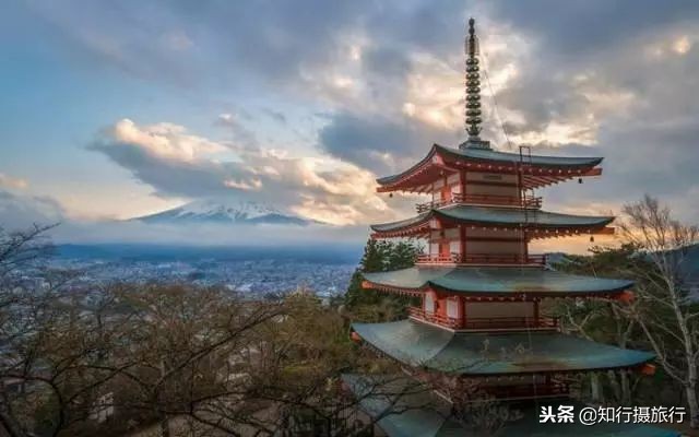 日本大和县旅游景点,日本富士山旅景