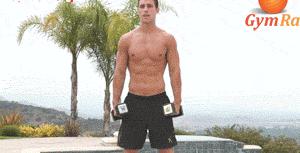 哑铃锻炼腹肌最快的方法图解,哑铃背部肌肉锻炼方法大全