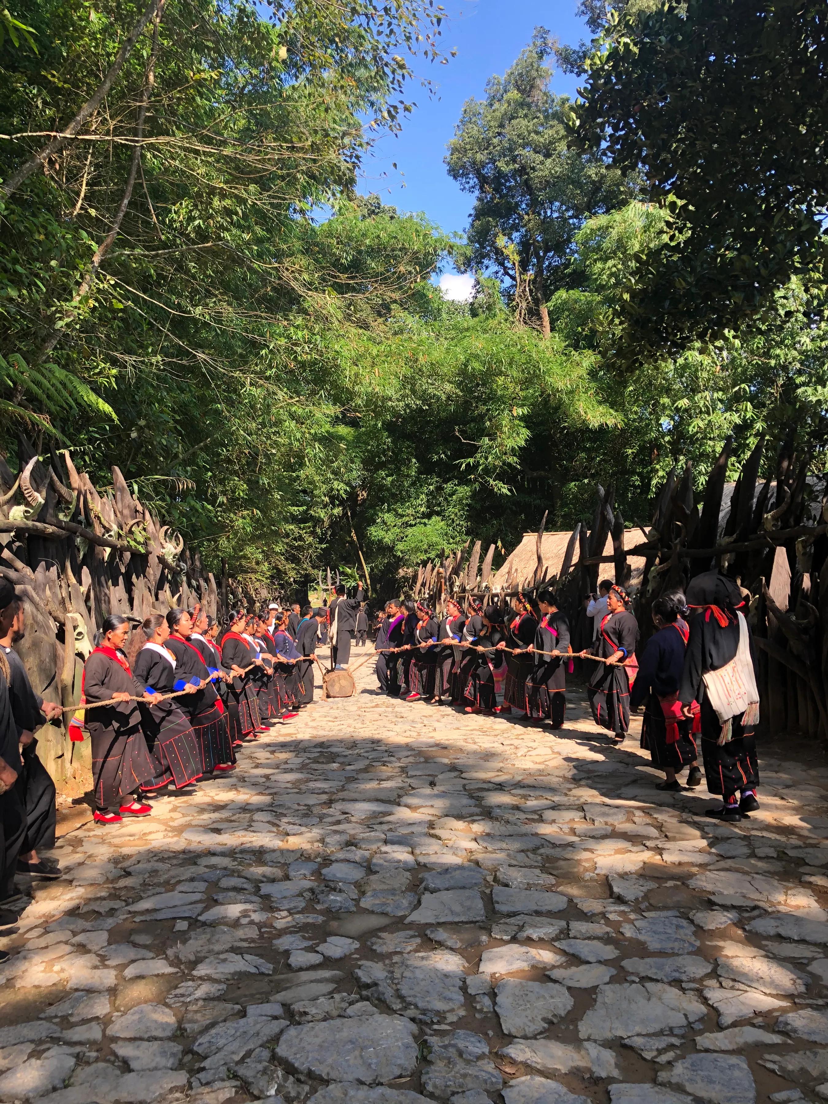 云南省佤族沧源,走进沧源县佤族原始部落