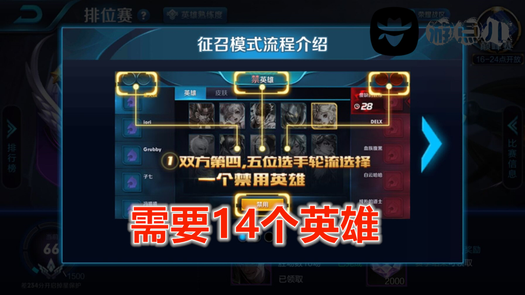 王者荣耀征召模式补位有几个等级,王者怎么在征召模式使用补位英雄