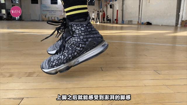 詹姆斯上脚17战靴,詹姆斯lbj实战靴