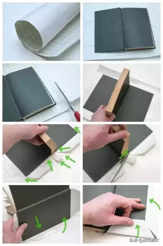 新学期包书皮视频,开学季来一波包书皮教程