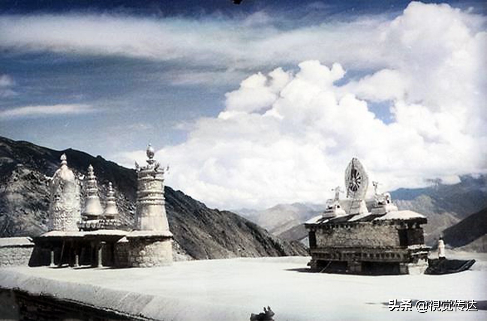 18张令人叹为观止的彩色老照片,令人震撼的65年前西藏高清彩照