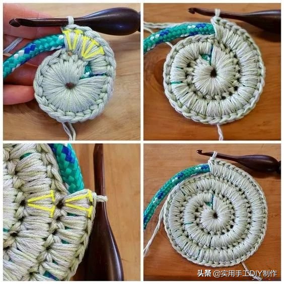 各种圆包包的钩织教程,多种漂亮包包的钩织图解