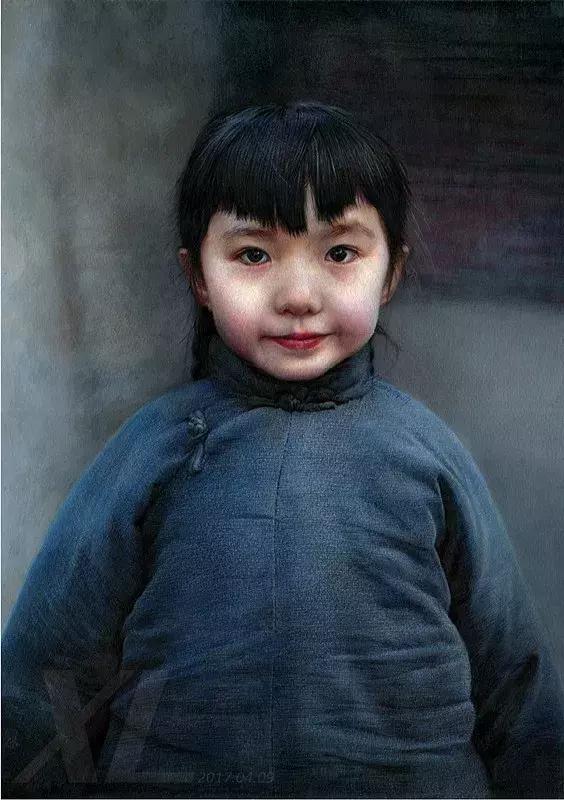 写实彩铅画,超好看素描画迪丽热巴