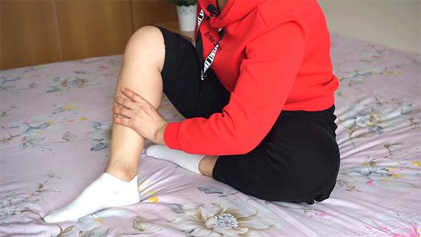 小腿酸胀拉伸方法,小腿疲劳揉捏手法视频