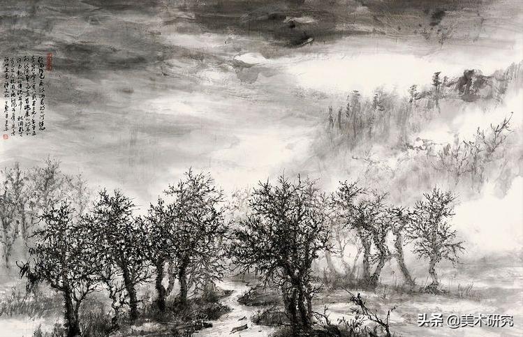 中国画与油画的艺术风格,浅谈写意风景油画